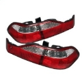 Picture of Spyder Honda Accord 98-00 4Dr Euro Style Tail Lights Red Clear ALT-YD-HA98-RC