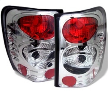 Picture of Spyder Jeep Grand Cherokee 99-04 Euro Style Tail Lights Chrome ALT-YD-JGC99-C