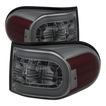 Picture of Spyder Toyota FJ Cruiser 07-13 Light Bar LED Tail Lights Smoke ALT-YD-TFJ07-LBLED-SM