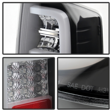 Picture of Spyder Toyota Tundra 2014-2016 Light Bar LED Tail Lights Black ALT-YD-TTU14-LED-BK