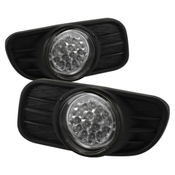 Picture of Spyder Jeep Grand Cherokee 99-04 LED Fog Lights w-Switch Clear FL-LED-JGC99-C