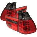 Picture of Spyder BMW E53 X5 00-06 4PCS Euro Style Tail Lights- Red Smoke ALT-YD-BE5300-RS