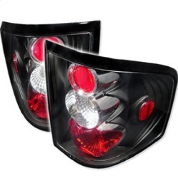 Picture of Spyder Ford F150 Flareside 04-08 Euro Style Tail Lights Black ALT-YD-FF15004FS-BK