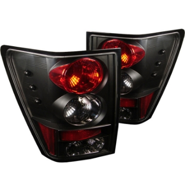 Picture of Spyder Jeep Grand Cherokee 05-06 Euro Style Tail Lights Black ALT-YD-JGC05-BK