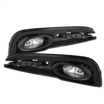 Picture of Spyder Honda Civic 2013-2014 4dr OEM Fog Light W-Switch Clear FL-HC2013-4D-C