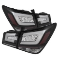 Picture of Spyder Chevy Cruze 2011-2014 Light Bar LED Tail Lights Black ALT-YD-CCRZ11-LBLED-BK