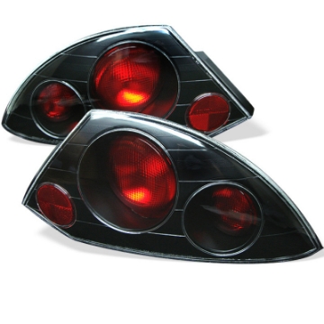 Picture of Spyder Mitsubishi Eclipse 00-02 Euro Style Tail Lights Black ALT-YD-ME00-BK