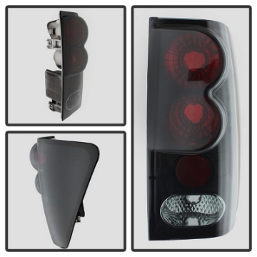 Picture of Spyder Nissan Titan 04-14 Euro Style Tail Lights Black Smoke ALT-YD-NTI04-BSM