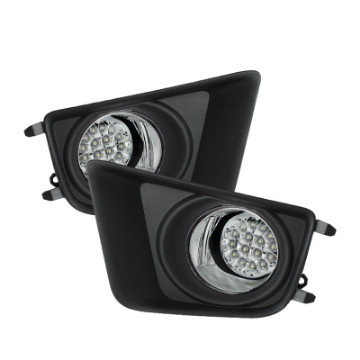 Picture of Spyder Toyota Tacoma 2012-2015 LED Fog Lights w-Switch Clear FL-LED-TTA2012-C