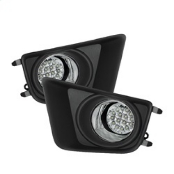 Picture of Spyder Toyota Tacoma 2012-2015 LED Fog Lights w-Switch Clear FL-LED-TTA2012-C