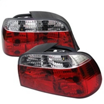 Picture of Spyder BMW E38 7-Series 95-01 Crystal Tail Lights Red Clear ALT-YD-BE3895-RC