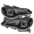Picture of Spyder Subaru BRZ 12-14 Projector Headlights- DRL LED Black PRO-YD-SUBRZ12-BK