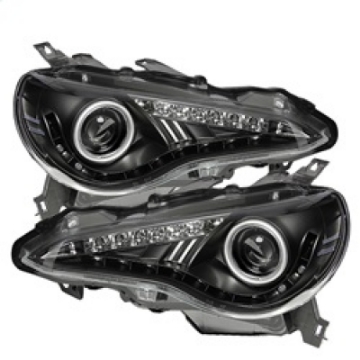 Picture of Spyder Subaru BRZ 12-14 Projector Headlights- DRL LED Black PRO-YD-SUBRZ12-BK