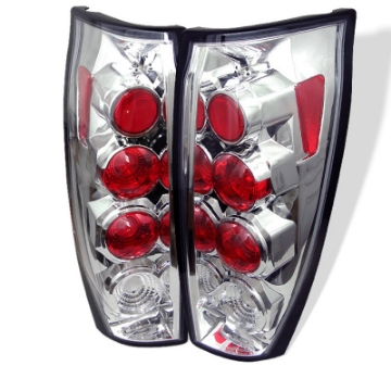 Picture of Spyder Chevy Avalanche 02-06 Euro Style Tail Lights Chrome ALT-YD-CAV04-C