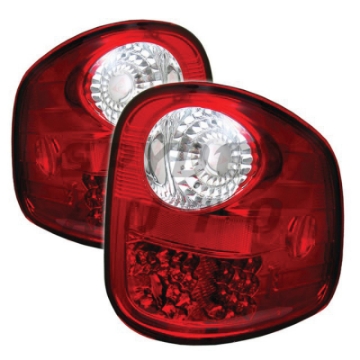 Picture of Spyder Ford F150 Flareside 97-03 LED Tail Lights Red Clear ALT-YD-FF15097FS-LED-RC