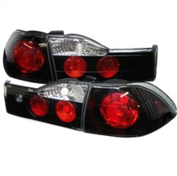 Picture of Spyder Honda Accord 01-02 4Dr Euro Style Tail Lights Black ALT-YD-HA01-4D-BK