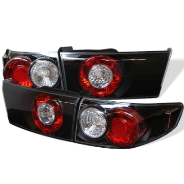 Picture of Spyder Honda Accord 03-05 4Dr Euro Style Tail Lights Black ALT-YD-HA03-4D-BK