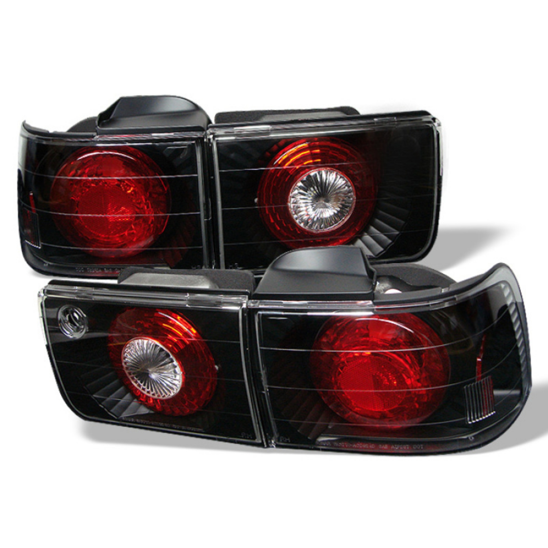 Picture of Spyder Honda Accord 92-93 4Dr Euro Style Tail Lights Black ALT-YD-HA92-4D-BK