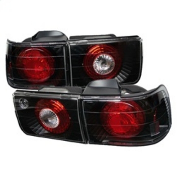 Picture of Spyder Honda Accord 92-93 4Dr Euro Style Tail Lights Black ALT-YD-HA92-4D-BK