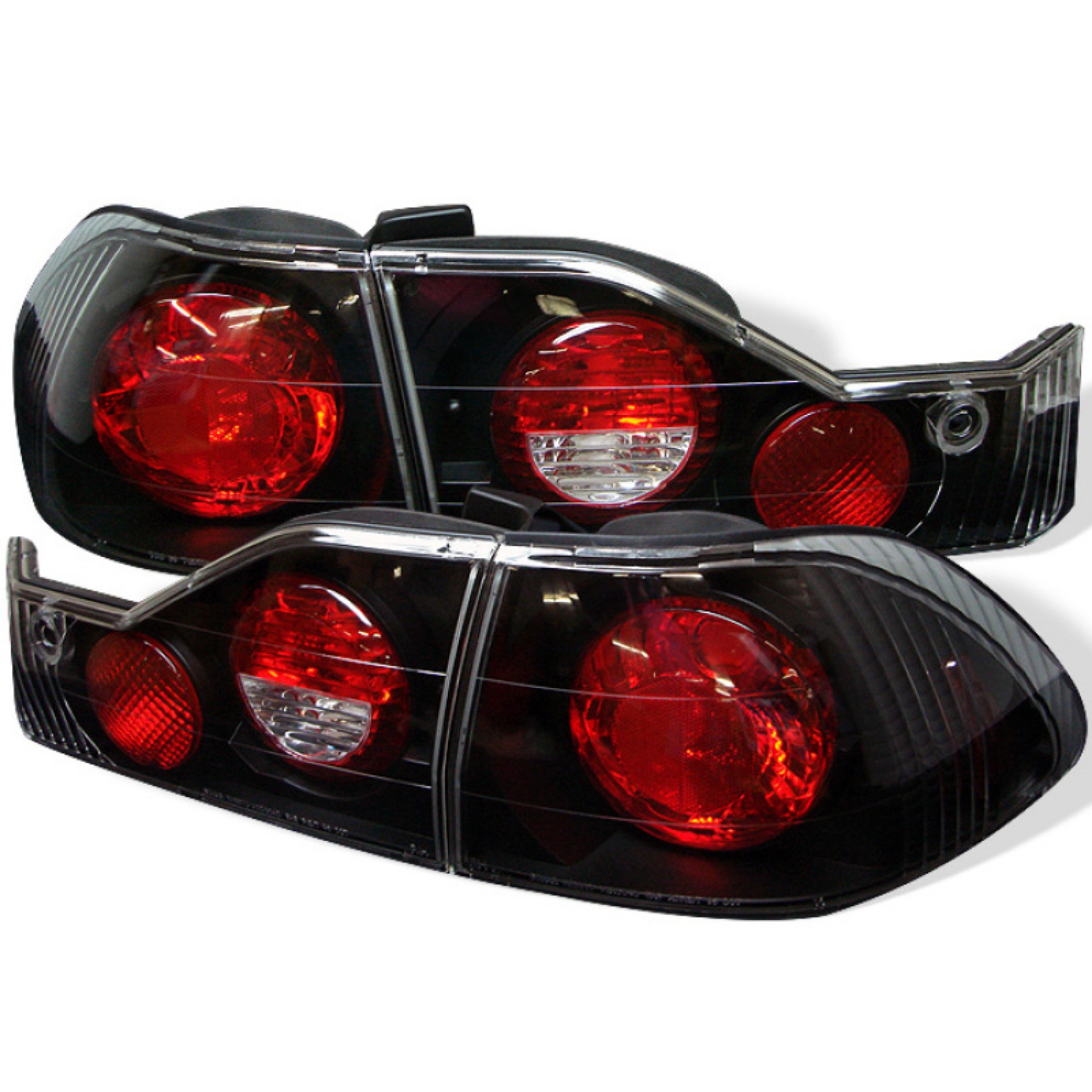 Picture of Spyder Honda Accord 98-00 4Dr Euro Style Tail Lights Black ALT-YD-HA98-BK