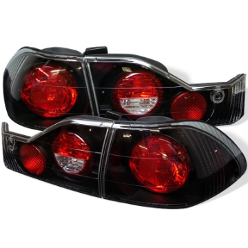 Picture of Spyder Honda Accord 98-00 4Dr Euro Style Tail Lights Black ALT-YD-HA98-BK