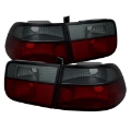 Picture of Spyder Honda Civic 96-00 2Dr Crystal Tail Lights Red Smoke ALT-YD-HC96-2D-CRY-RS