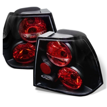 Picture of Spyder Volkswagen Jetta 99-04 Euro Style Tail Lights Black ALT-YD-VJ99-BK