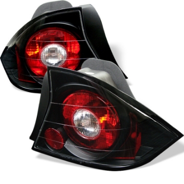 Picture of Spyder Honda Civic 01-03 2Dr Euro Style Tail Lights Black ALT-YD-HC01-2D-BK
