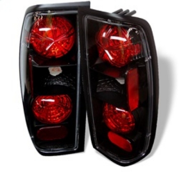 Picture of Spyder Nissan Frontier 98-00 Euro Style Tail Lights Black ALT-YD-NF98-BK