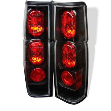 Picture of Spyder Nissan Hardbody 86-97 Euro Style Tail Lights Black ALT-YD-NH86-BK