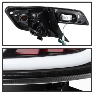 Picture of Spyder Toyota Camry 12-14 Light Bar LED Tail Lights Black ALT-YD-TC12-LBLED-BK
