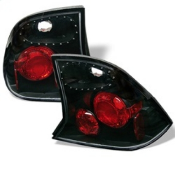 Picture of Spyder Ford Focus 00-04 4Dr Euro Style Tail Lights Black ALT-YD-FF00-4D-BK
