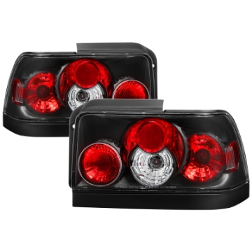 Picture of Spyder Toyota Corolla 93-97 Euro Style Tail Lights Black ALT-YD-TC93-BK