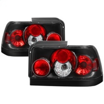 Picture of Spyder Toyota Corolla 93-97 Euro Style Tail Lights Black ALT-YD-TC93-BK