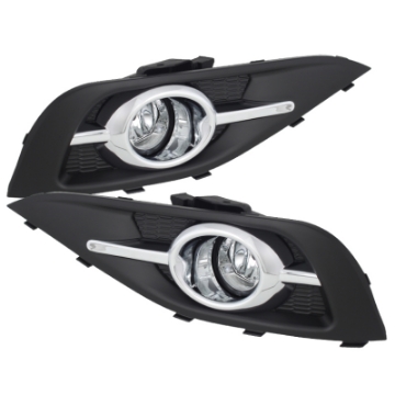 Picture of Spyder Honda CRV 2012-2014 OEM Fog Lights W-Switch Clear FL-HCRV2012-C