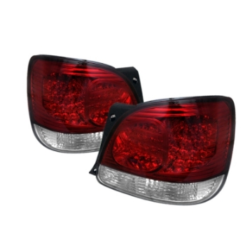 Picture of Spyder Lexus GS 300-400 98-05 LED Tail Lights Red Clear ALT-YD-LGS98-LED-RC