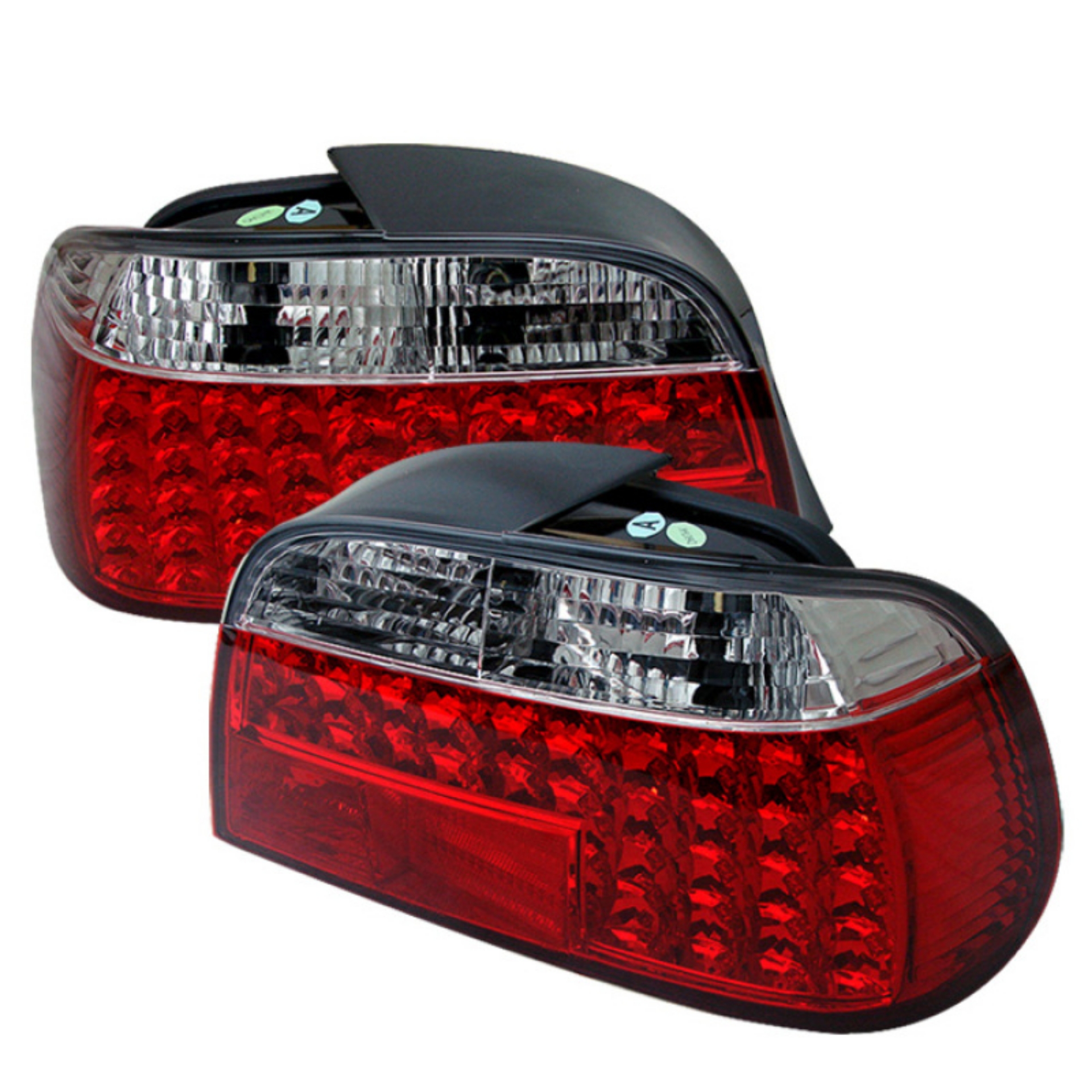 Picture of Spyder BMW E38 7-Series 95-01 LED Tail Lights Red Clear ALT-YD-BE3895-LED-RC