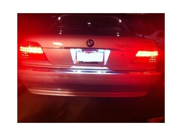 Picture of Spyder BMW E38 7-Series 95-01 LED Tail Lights Red Clear ALT-YD-BE3895-LED-RC