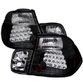 Picture of Spyder BMW E46 3-Series 99-01 4Dr LED Tail Lights Black ALT-YD-BE4699-4D-LED-BK