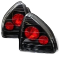 Picture of Spyder Honda Prelude 92-96 Euro Style Tail Lights Black ALT-YD-HP92-BK