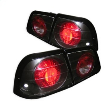 Picture of Spyder Nissan Maxima 97-99 Euro Style Tail Lights Black ALT-YD-NM97-BK