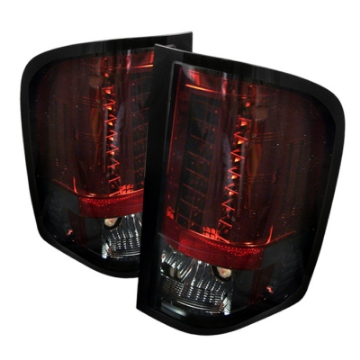 Picture of Spyder Chevy Silverado 07-13 LED Tail Lights Red Smoke ALT-YD-CS07-LED-RS