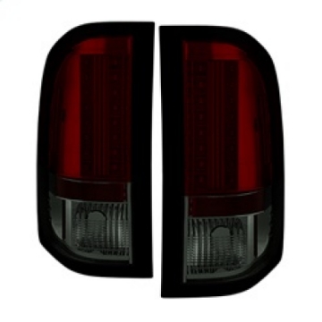Picture of Spyder Chevy Silverado 07-13 LED Tail Lights Red Smoke ALT-YD-CS07-LED-RS