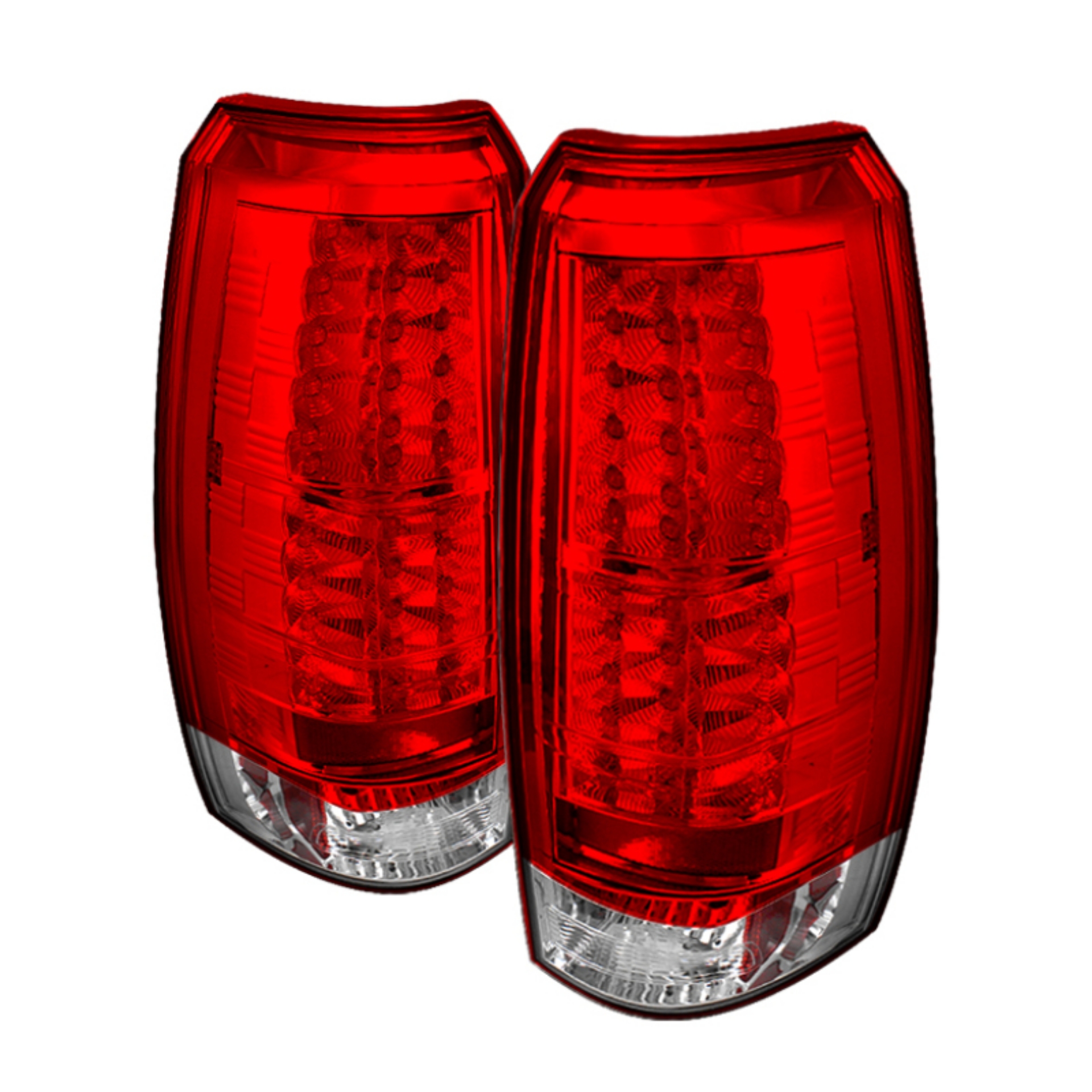 Picture of Spyder Chevy Avalanche 07-13 LED Tail Lights Red Clear ALT-YD-CAV07-LED-RC