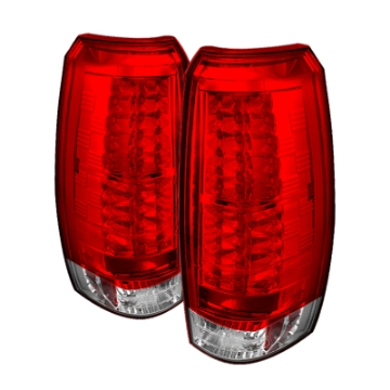 Picture of Spyder Chevy Avalanche 07-13 LED Tail Lights Red Clear ALT-YD-CAV07-LED-RC