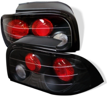 Picture of Spyder Ford Mustang 94-95 Euro Style Tail Lights Black ALT-YD-FM94-BK