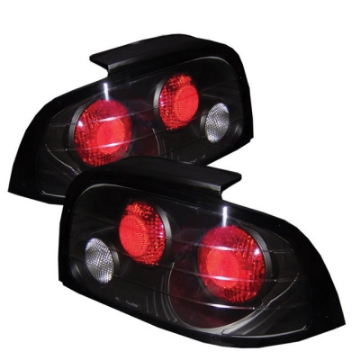Picture of Spyder Ford Mustang 96-98 Euro Style Tail Lights Black ALT-YD-FM96-BK