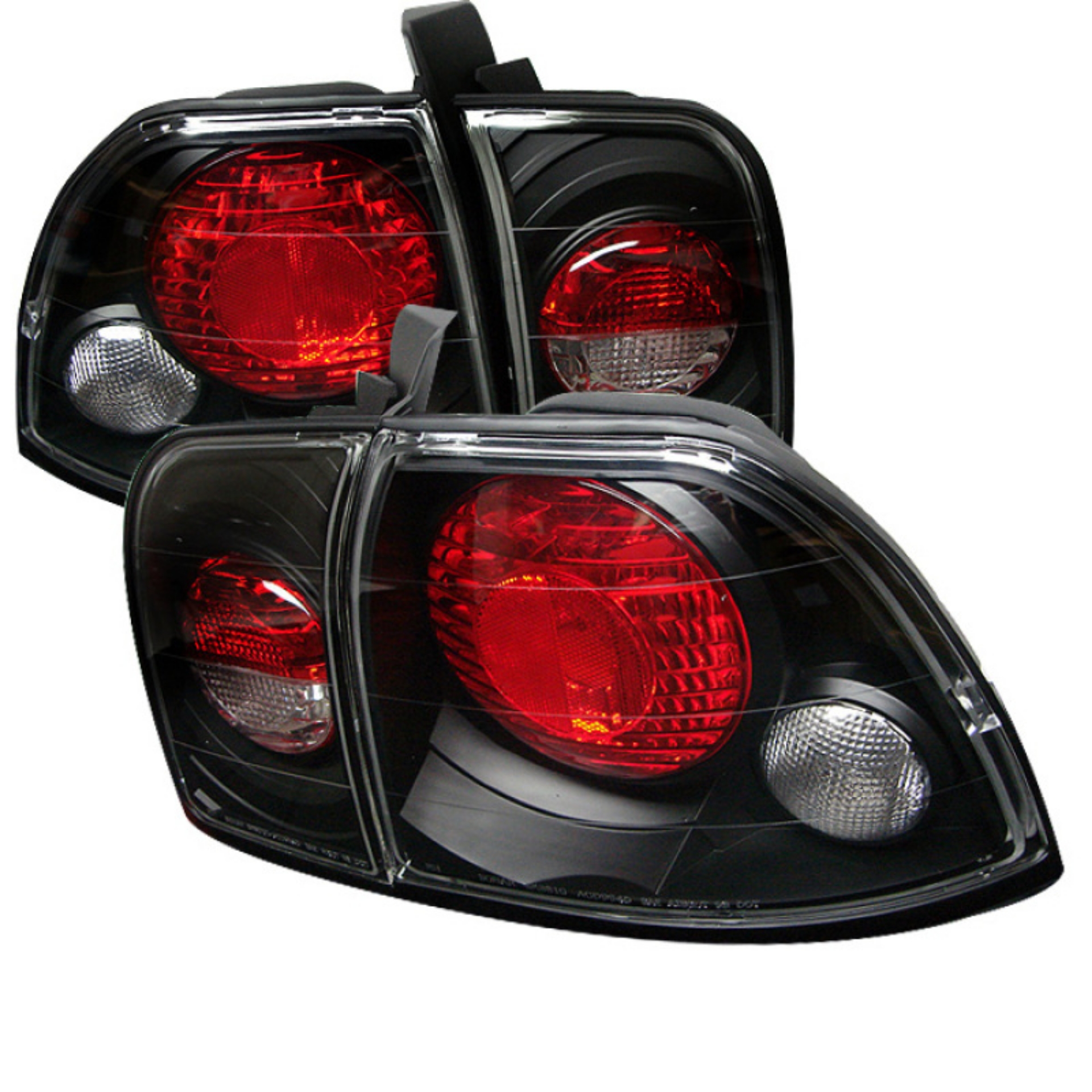 Picture of Spyder Honda Accord 96-97 Euro Style Tail Lights Black ALT-YD-HA96-BK