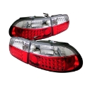 Picture of Spyder Honda Civic 92-95 3DR LED Tail Lights Red Clear ALT-YD-HC92-3D-LED-RC