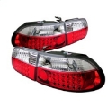 Picture of Spyder Honda Civic 92-95 3DR LED Tail Lights Red Clear ALT-YD-HC92-3D-LED-RC